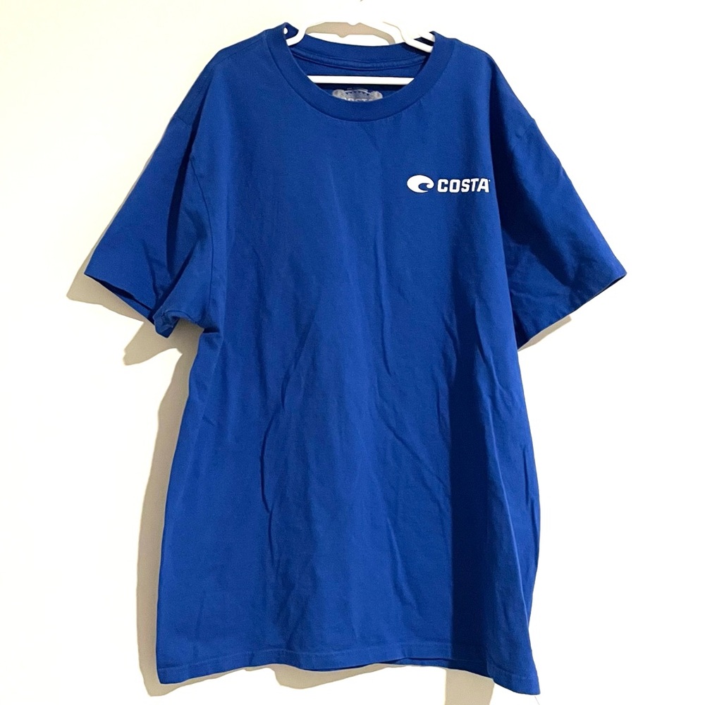 Costa Size Medium Royal Blue T-Shirt Born On The Water See What’s Out There